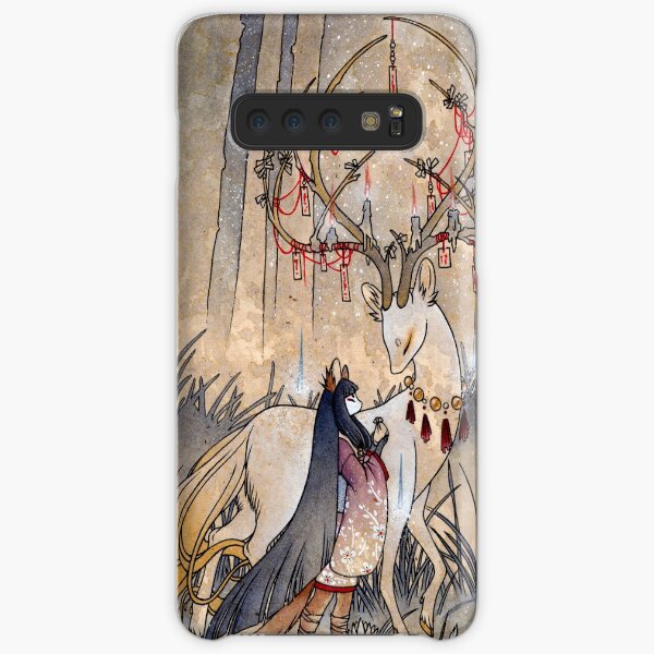 The Wish - Kitsune Fox Deer Yokai Samsung Galaxy Snap Case