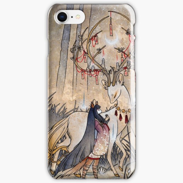 The Wish - Kitsune Fox Deer Yokai iPhone Snap Case