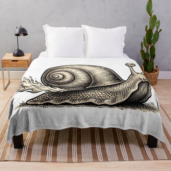 Item preview, Moving At Maximum Velocity Funny Snail Vintage Engraving Anti Hustle Sticker designed and sold by Thuzito.