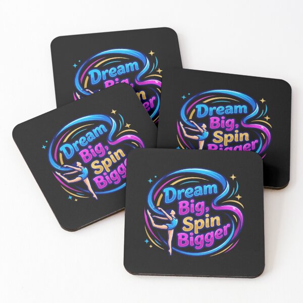 Item preview, Dream Big, Spin Bigger. rhythmic gymnastics designed and sold by FlipGymnastics.