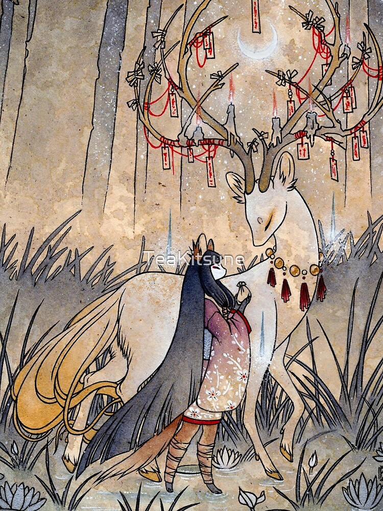 The Wish - TeaKitsune Fox Yokai by TeaKitsune