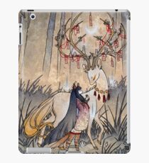 Der Wunsch - Kitsune Fox Deer Yokai iPad-Hülle & Klebefolie