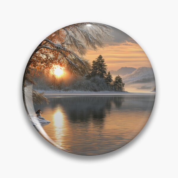 Item preview, Winter Lakeside Morning 03 designed and sold by Neo-Chrio.