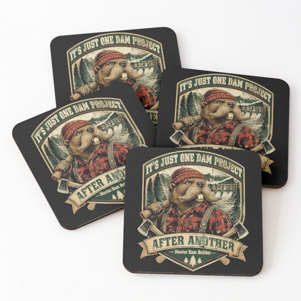 Item preview, It's Just One Dam Project After Another Funny Beaver designed and sold by SignumShop.