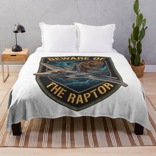 Item preview, Beware Of The Raptor F-22 Stealth Fighter Tactical Humor designed and sold by ArtDreams92.