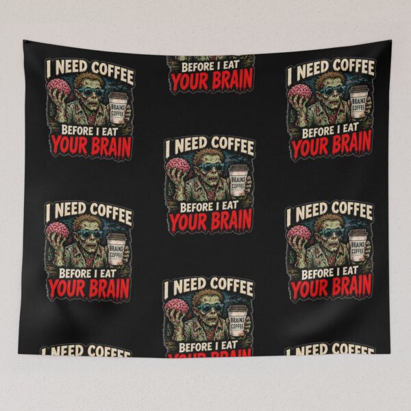 Item preview, Coffee Before Brain designed and sold by FrightDay.