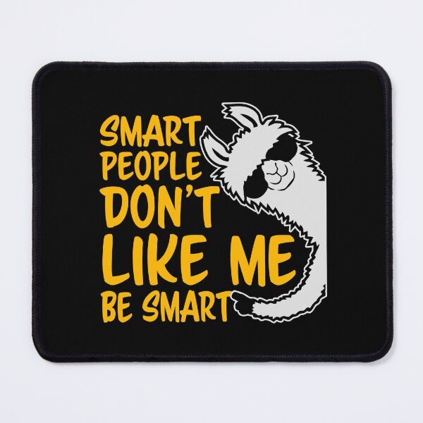 Item preview, Smart people don't like me be smart Llama Sunglasses designed and sold by shirt-o-mat.