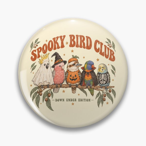 Item preview, Spooky Bird Club Down Under Halloween Cockatoo Tee designed and sold by Yellowriversss.
