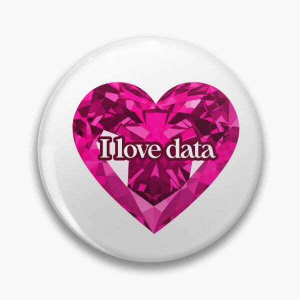 Item preview, I Love Data Heart Gemstone designed and sold by bioplants.