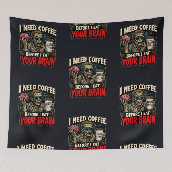 Item preview, Coffee Before Brain designed and sold by FrightDay.