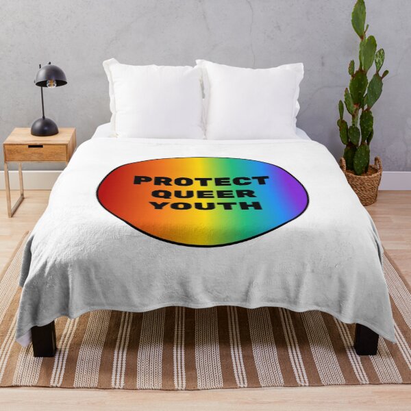 Item preview, Protect Queer Youth LGBT pride rainbow designed and sold by Inspirationmotivation.