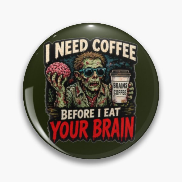Item preview, Coffee Before Brain designed and sold by FrightDay.