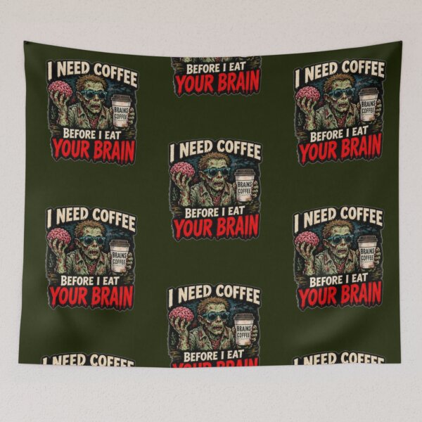 Item preview, Coffee Before Brain designed and sold by FrightDay.