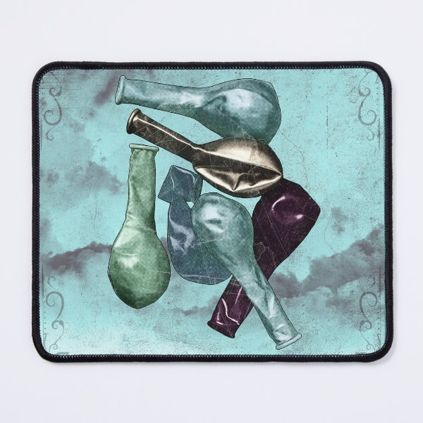 Item preview, Deflated Empty Blue Balloons Limp Rubber Spent Celebration designed and sold by Ghoul Enterprises.