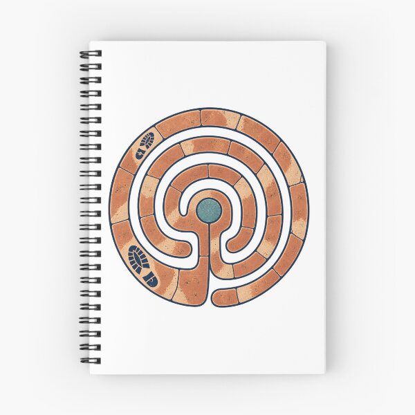 Item preview, Quiet Footsteps on a Walking Labyrinth designed and sold by Philippa Shop.