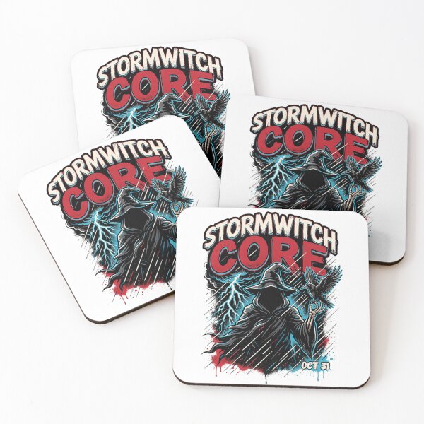 Item preview, Stormwitch Halloween Design – Lightning & Hooded Witch Graphic Tee v5 designed and sold by DarylWelsh2024.