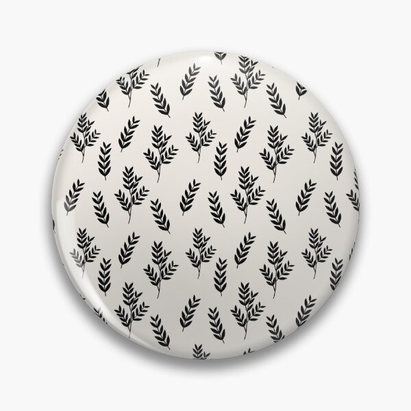 Item preview, Black Botanical Leaves – Minimalist Scandinavian Pattern designed and sold by ArtFairy38.