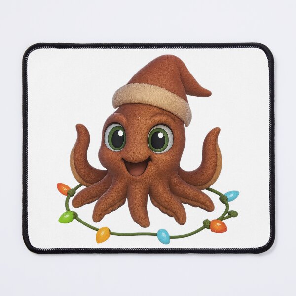 Item preview, Cozy Humboldt Squid Christmas designed and sold by Sillytoe.