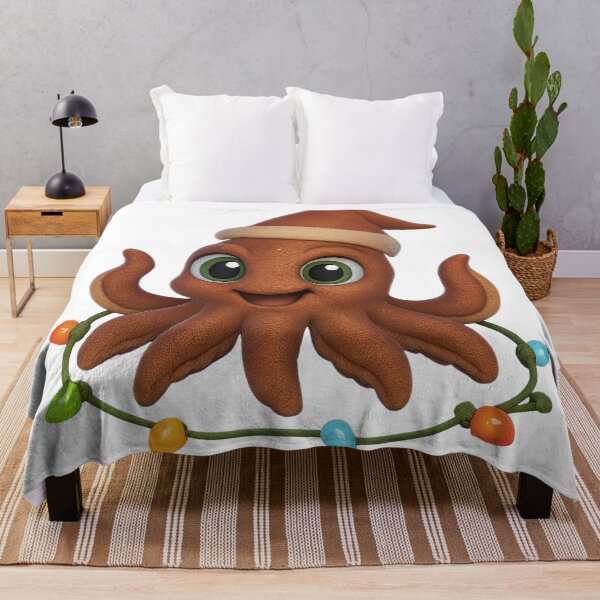 Item preview, Cozy Humboldt Squid Christmas designed and sold by Sillytoe.