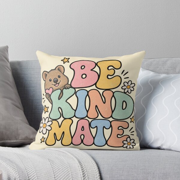 Item preview, Cute Mental Health Be Kind Mate Quokka Australian Happiness Tee designed and sold by Yellowriversss.