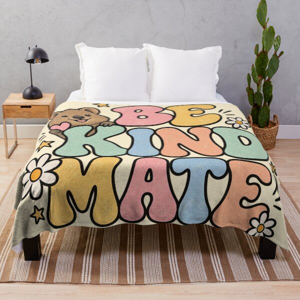 Item preview, Cute Mental Health Be Kind Mate Quokka Australian Happiness Tee designed and sold by Yellowriversss.