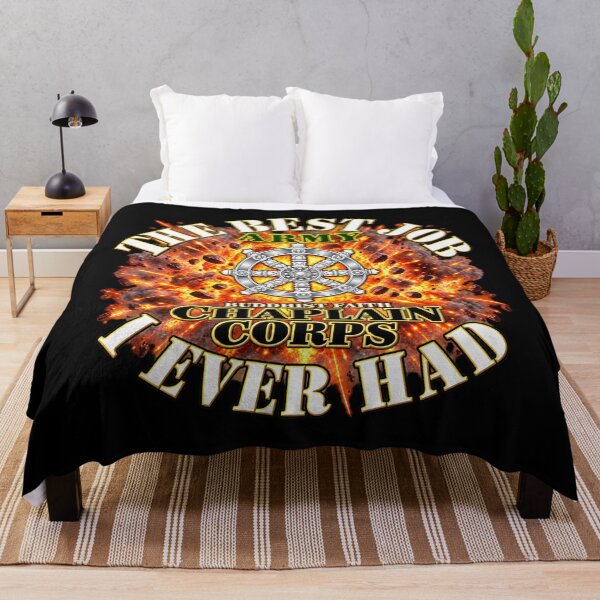 Item preview, The Best Job - I Ever Had - Explosion w Chaplain Corps - Buddhist Faith - 3D - Transparent designed and sold by Military Insignia Products.