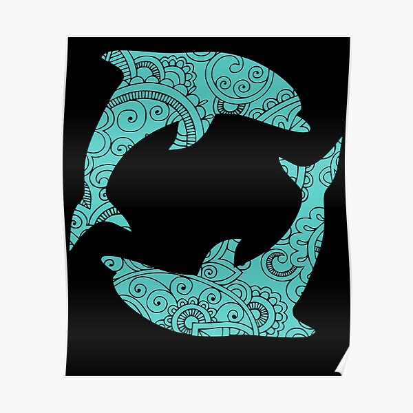 Dolphins Love Posters Redbubble