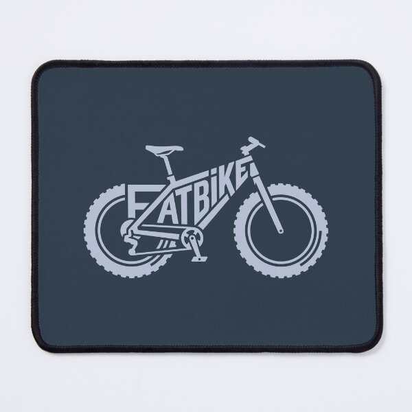 Item preview, Fat Biking Typography Bike Silhouette Winter Cycling Outdoor Graphic    designed and sold by KiwiRider.