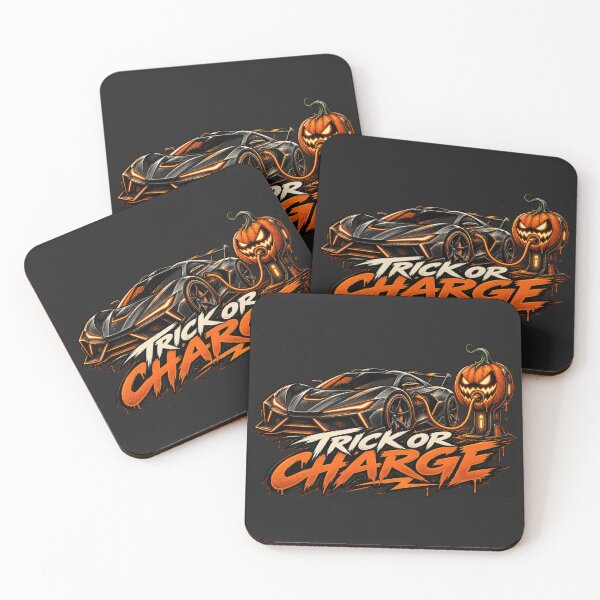 Item preview, Trick or Charge – Funny Halloween Electric Car Pumpkin Racing designed and sold by 1DreamerShop.