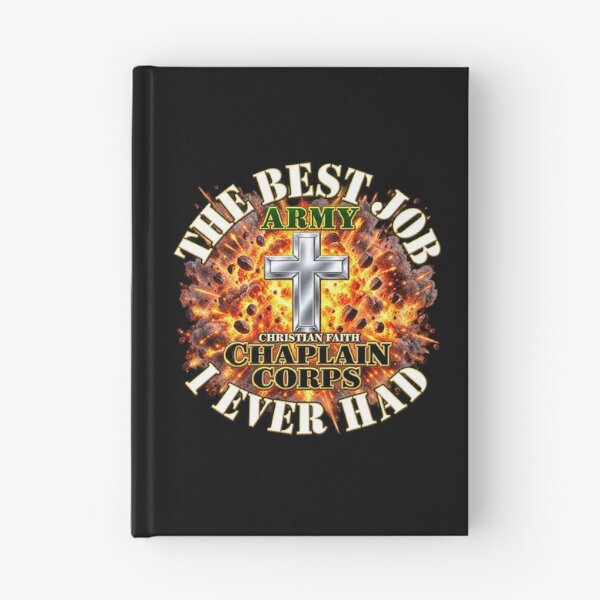 Item preview, The Best Job - I Ever Had - Explosion w  Chaplain Corps - Christian Faith - 3D - Transparent designed and sold by Military Insignia Products.