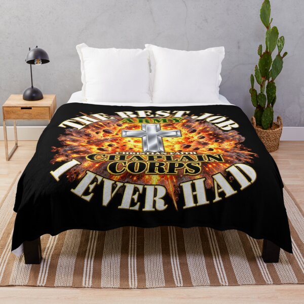 Item preview, The Best Job - I Ever Had - Explosion w  Chaplain Corps - Christian Faith - 3D - Transparent designed and sold by Military Insignia Products.