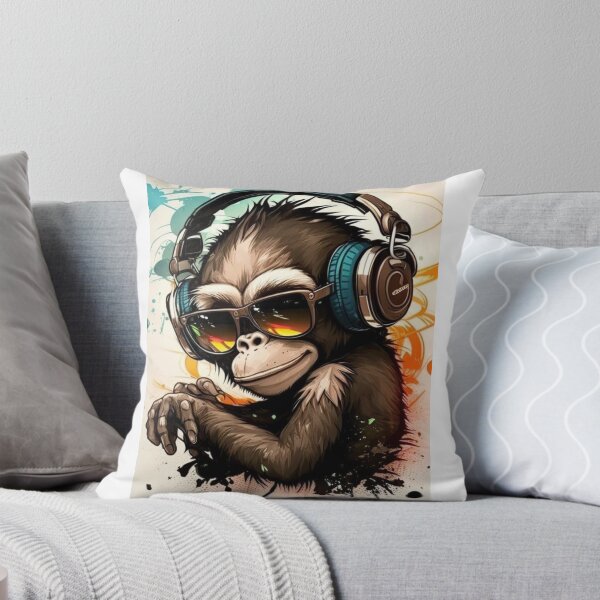 Aperçu de l'œuvre Singe cool créée et vendue par Luluwis.