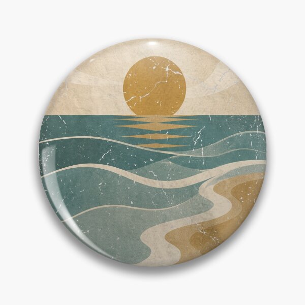 Item preview, Bournemouth Breeze Vintage Coastal Art Print designed and sold by TheGoodShelf7.