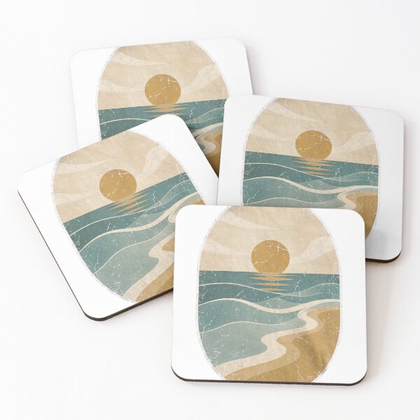 Item preview, Bournemouth Breeze Vintage Coastal Art Print designed and sold by TheGoodShelf7.