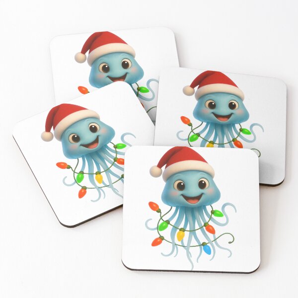 Item preview, Whimsical Irukandji Jellyfish Christmas designed and sold by Sillytoe.