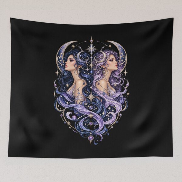 Item preview, Gemini — The Cosmic Twins  May 21 – June 20 designed and sold by RockitBaby.
