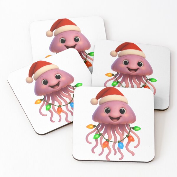 Item preview, Cheerful Jellyfish Christmas designed and sold by Sillytoe.