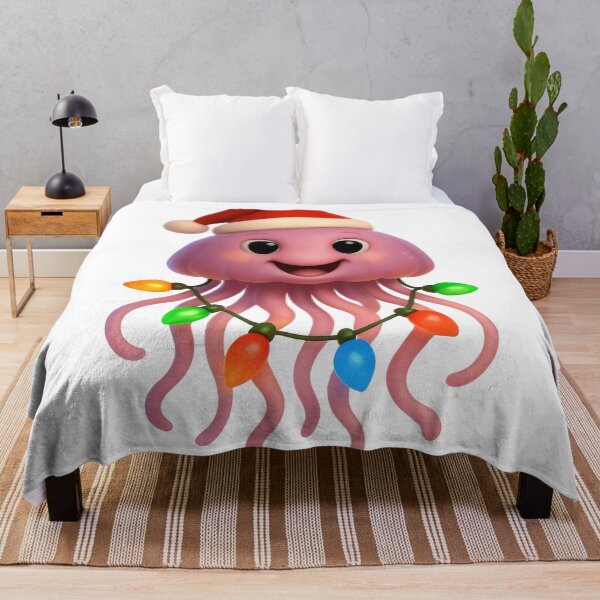 Item preview, Cheerful Jellyfish Christmas designed and sold by Sillytoe.