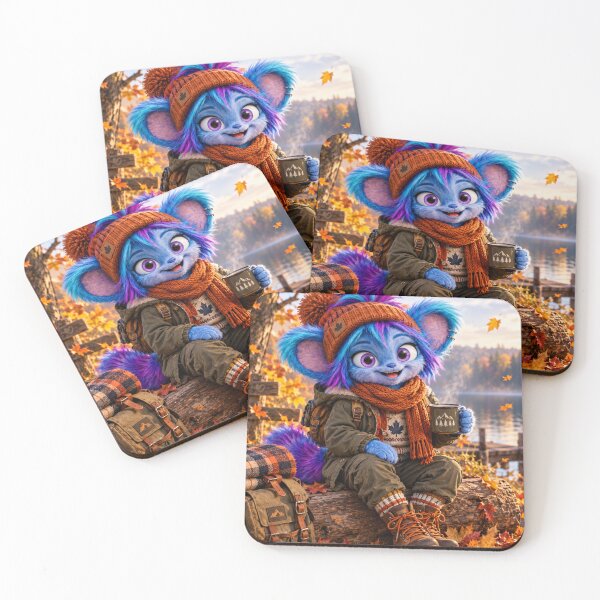 Item preview, Cozy Autumn Coffe by the lake designed and sold by YarQpl.