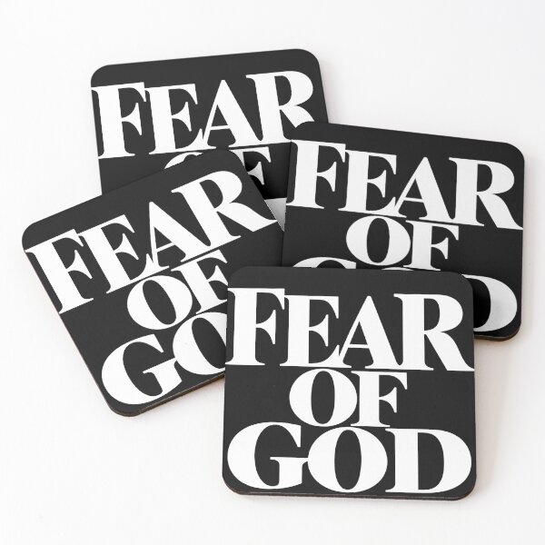 Item preview, Fear of God White Serif Typography designed and sold by JAZZY-DESIGN.
