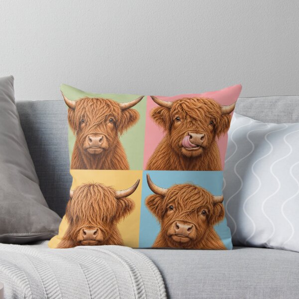 Item preview, I Love My Fluffy Highland Cow designed and sold by pixiedustpaint.