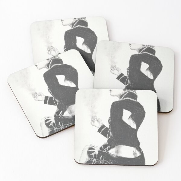 Item preview, Woman with a cigarette designed and sold by CecileLenam.