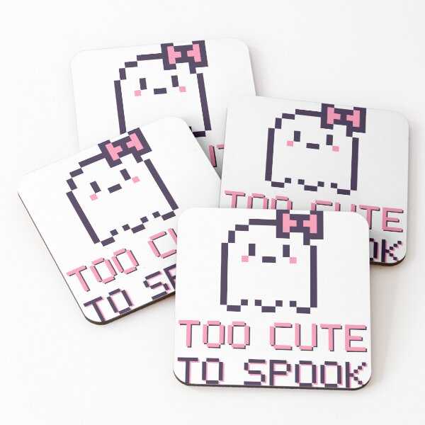 Item preview, Too Cute To Spook Kawaii Ghost Bow designed and sold by Pixel Pantry.