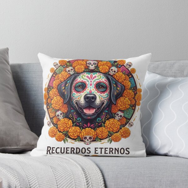Item preview, Labrador Dog Day of the Dead - Eternal Memories Sugar Skull designed and sold by Goodthingstree.