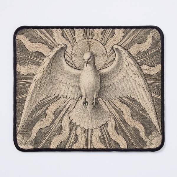 Item preview, The Holy Spirit in Divine Glory – Vintage Catholic Engraving designed and sold by Crux Fidelis.