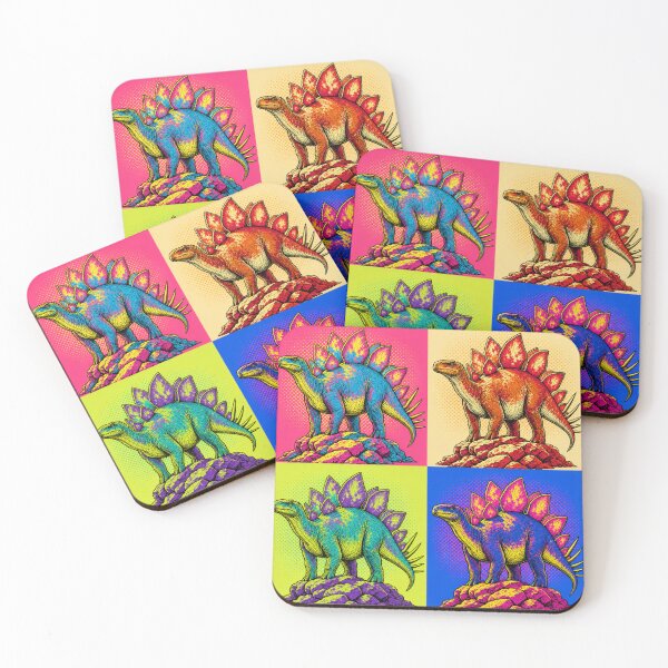 Item preview, Stegosaurus Pop Art Style designed and sold by cbfineart.
