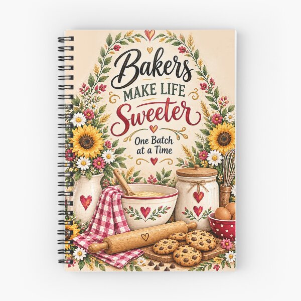 Item preview, Bakers Make Life Sweeter Floral Baking designed and sold by Verycutethings.