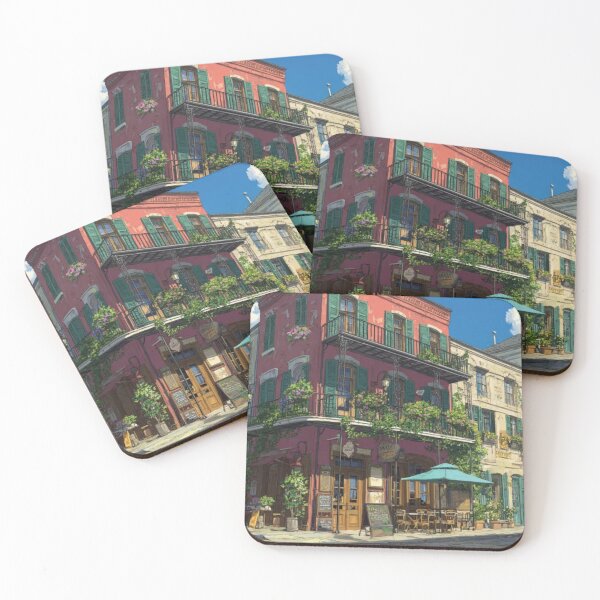 Item preview, New Orleans French Quarter – Colorful Creole Architecture Street Art designed and sold by GSizzle1.