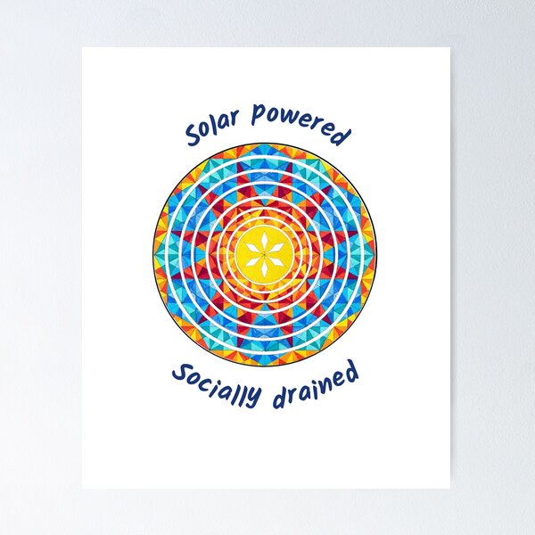 Item preview, Solar Powered, Socially Drained - Stained Glass Mandala Light designed and sold by Portal Mandalas.