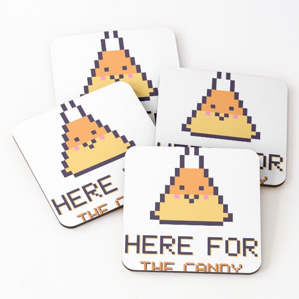 Item preview, Here For The Candy Kawaii Candy Corn designed and sold by Pixel Pantry.